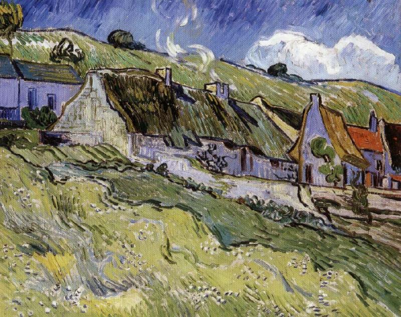 Vincent Van Gogh Old Farmhouses France oil painting art